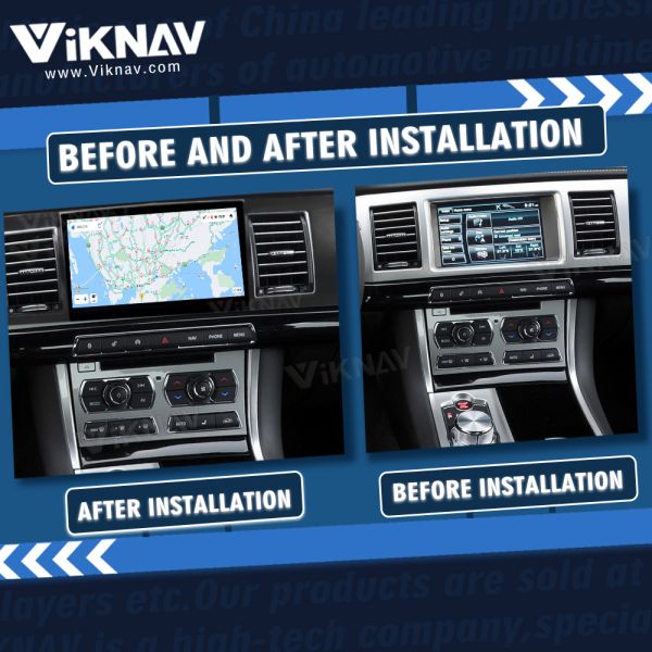 8 Inch Jaguar XF 2011-2015 Touch Screen Car Stereo Wireless Android Auto Head Unit Carplay