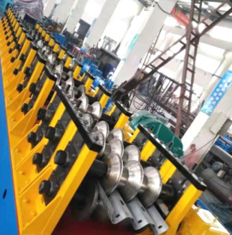 China CMC CE Guardrail 450mm Panel Roll Forming Machine wholesale
