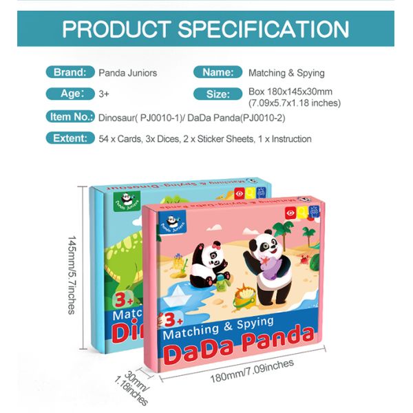 Matching Spying Logical Board Games Fast Visual Recognition Preschool Educational Toys