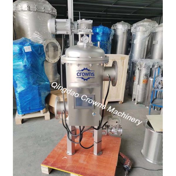 200 Micron Carbon Steel Automatic Self Cleaning Water Filter Auto Back Flush Filter Irrigation Filter