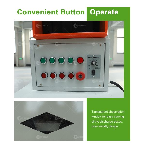 Waste Square Cable High Speed Granulator Copper Separator 264KG Weight 220V Voltage