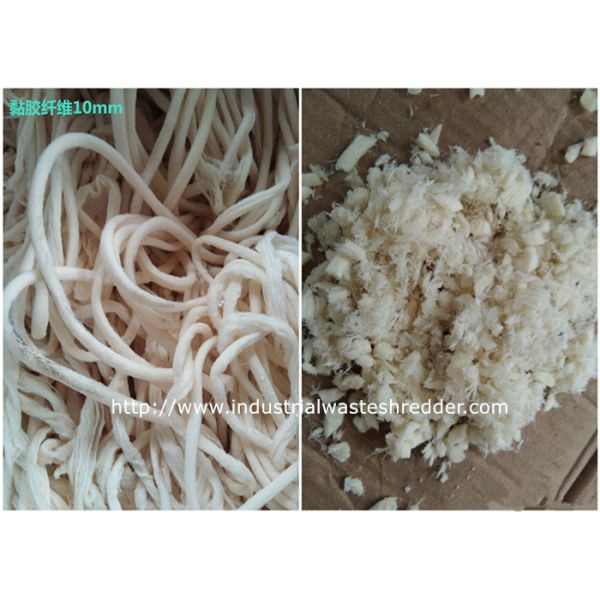 Viscose Fiber Cutting Machine Sticky Fiber Shredder Discharge Non Sticky