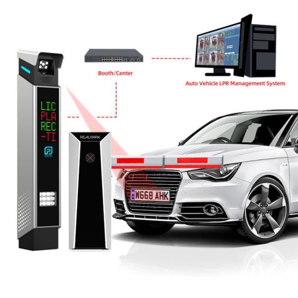Easy Installation Automatic Number Plate Recognition Parking System with 5MP Camera LPR Controller and RS485 Communication Interface