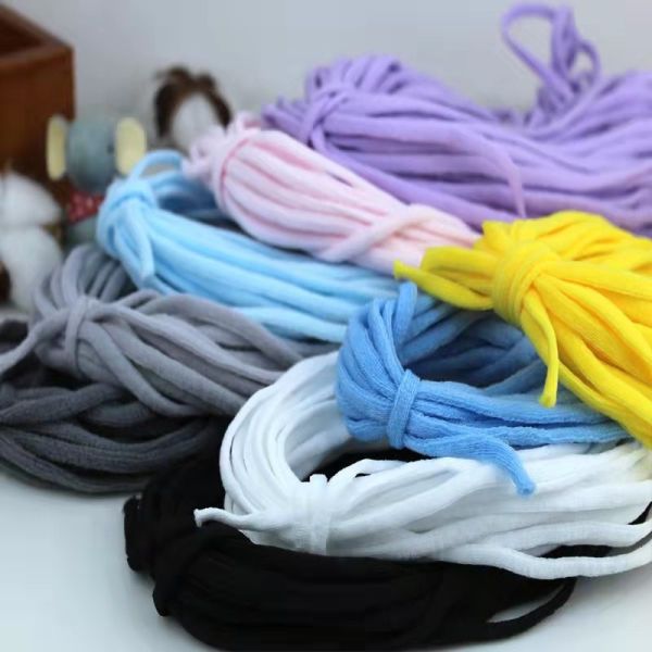 Very Soft Elastic Ear Loops Band For Face Mask Ear Hanging 5mm 6mm