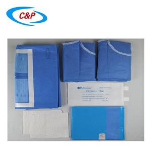 China EO Sterilized Laparotomy Packs General Drape Kit Blue wholesale