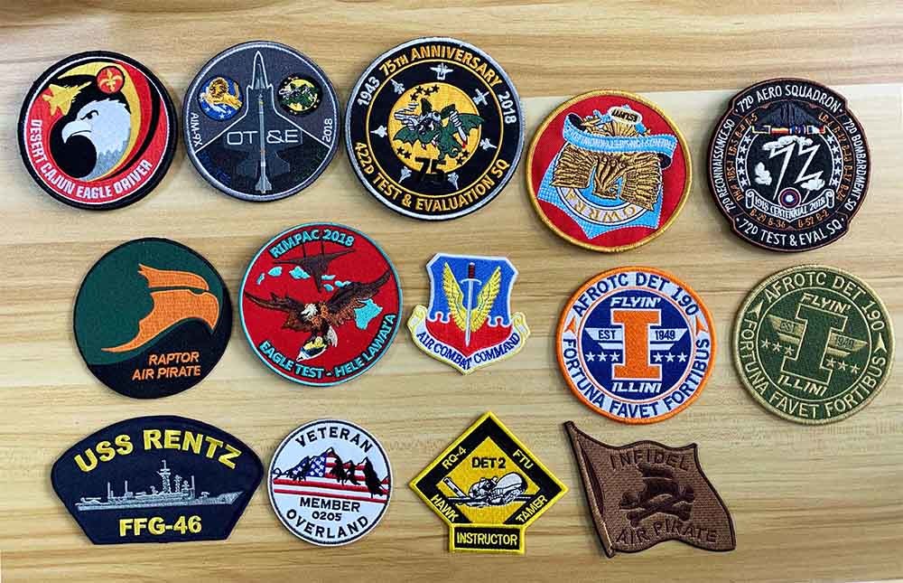 Tactical Morale Custom Reflective Velcro Patches IR 2 Inch Size