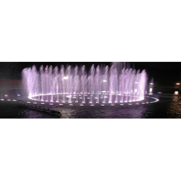Submersible Nozzle Ring Fountain Light or Central Ejective LED Pool Lamp For Music Water Dance Show