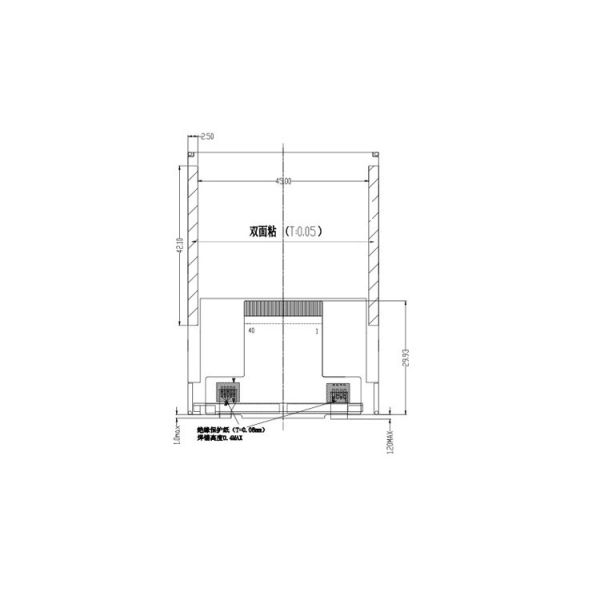 16bit MCU Interface 200Cd/M2 2.8 Inch Tft Touch Screen