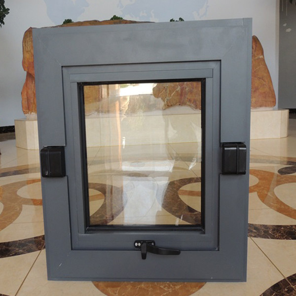 Aluminum Color Middle Pivot Hopper Windows UPVC Frame Skylight