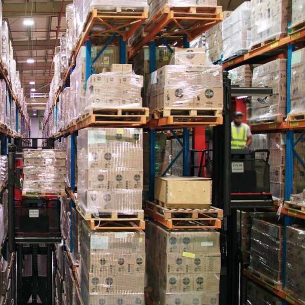 8 Ton Factory Pallet Racking 4 Tier Heavy Duty Shelving Unit Adjustable