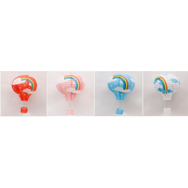 Hot Air Balltoon Paper Lanterns, Shopping Arcade Celebrations, Birthday Parties, Kindergarten Hanging Ornaments