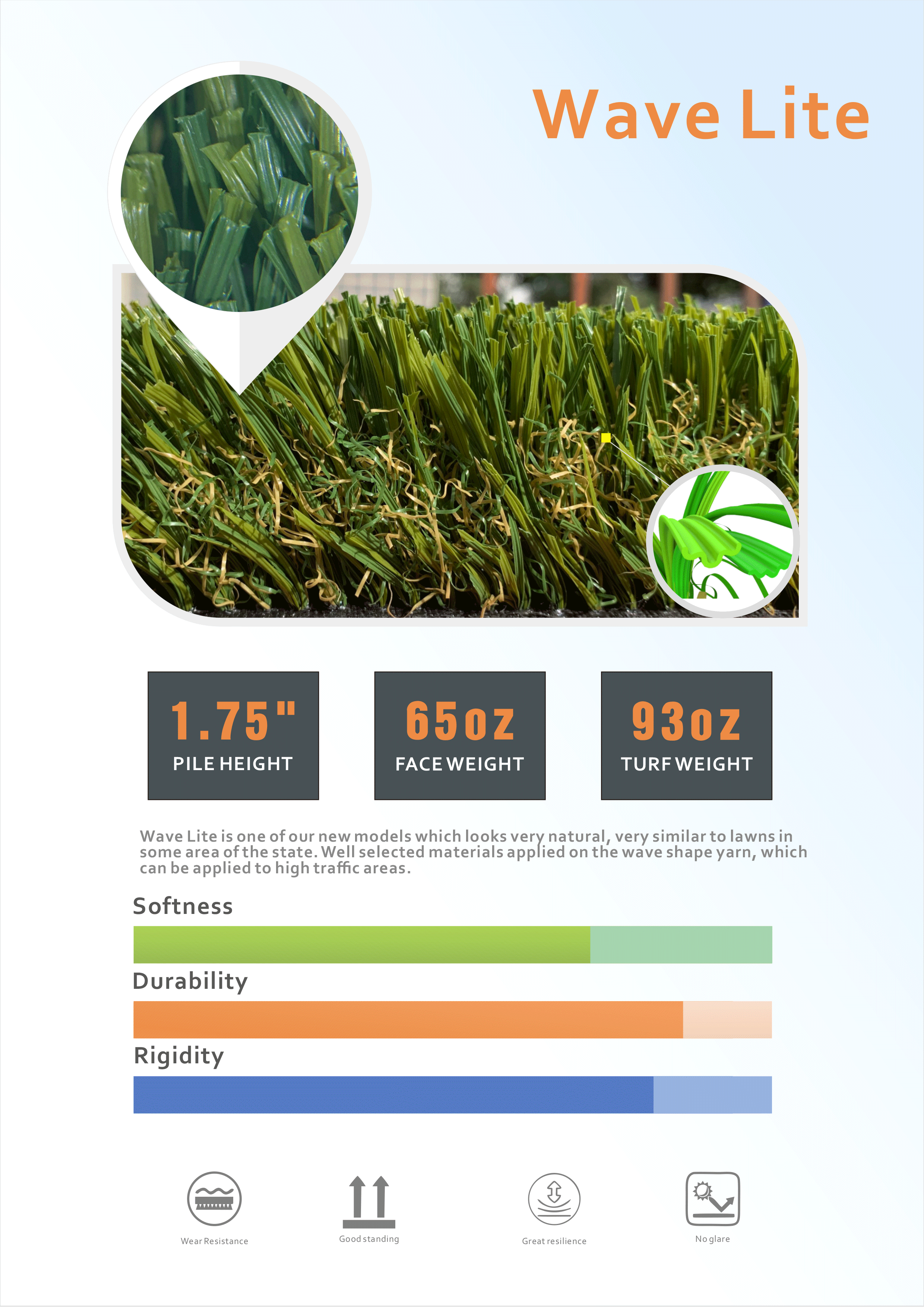 Gazon Synthetique Synthetic Grass Carpet Artificial Turf Grass For Garden Decoration