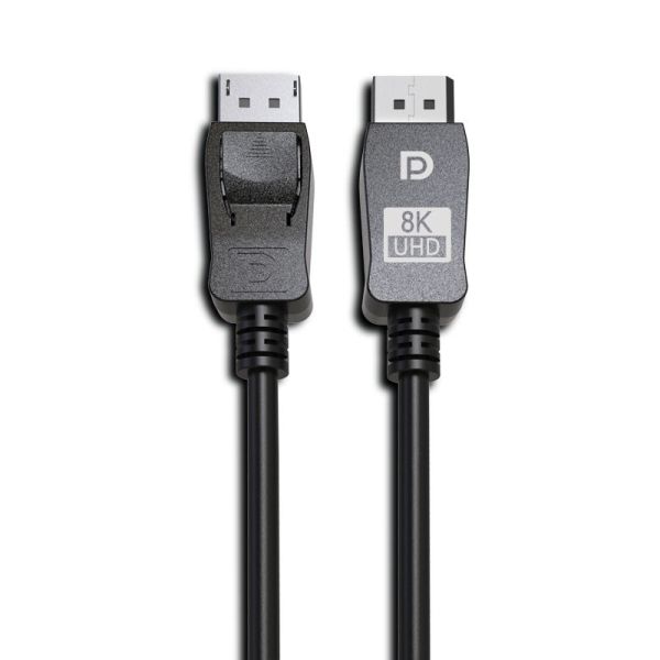 ABS Housing Dp 1.2 Cable , OCC 32.4Gbps 8k Displayport Cable