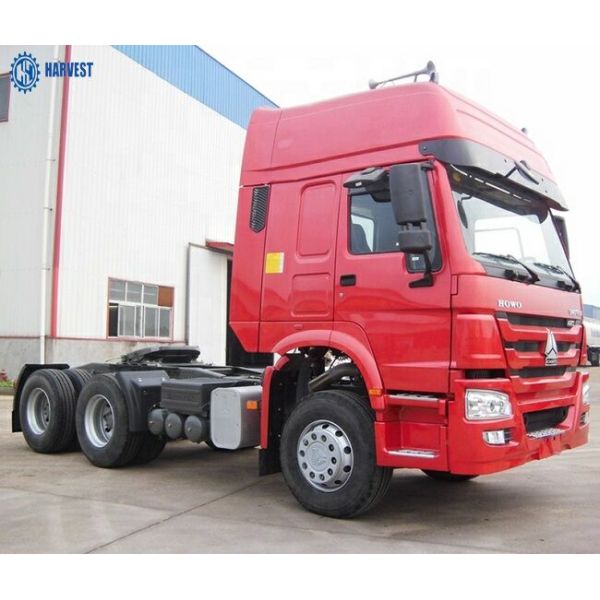 Curb Weight 9180kg 420hp High Roof Sinotruk Howo 6x4 Tractor Head