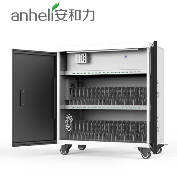 36 Ports USB Ipad Charging Cabinet Cart For Schools Android IOS