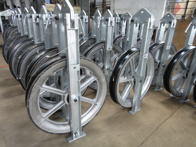 China 400KV Transmission Line 660mm Aluminum Conductor Pulley wholesale