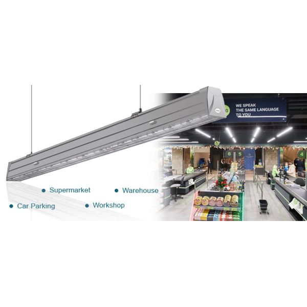 70W DALI Control Dimmable Linear Light for Warehouse Application