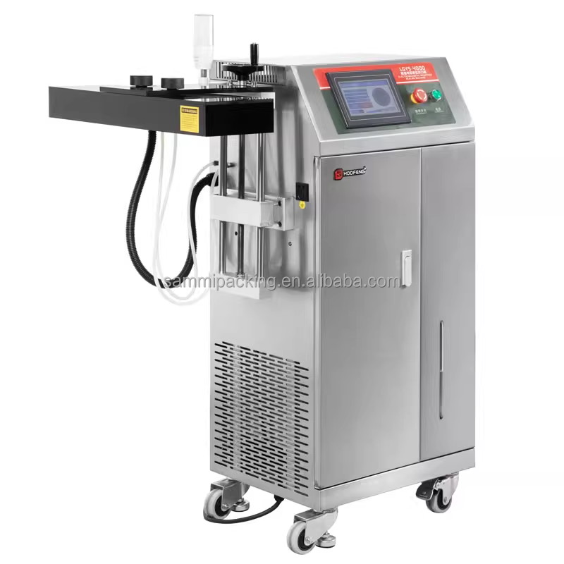 Fully Automatic Continuous Cans Glass Induction Aluminum Foil Sealing Machine for Plastic Bottles