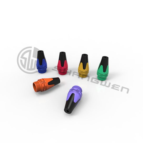 Mini 3 Pin Audio Connector Lightweight XLR Male Plug Connector