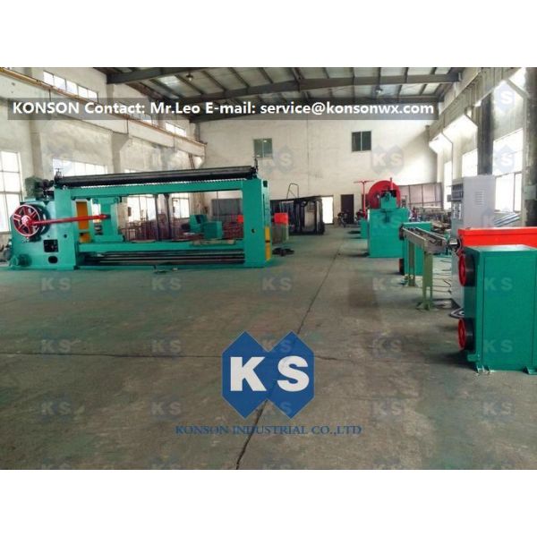 High Speed Automated Gabion Machine Hexagonal Wire Mesh Production Line 4300mm