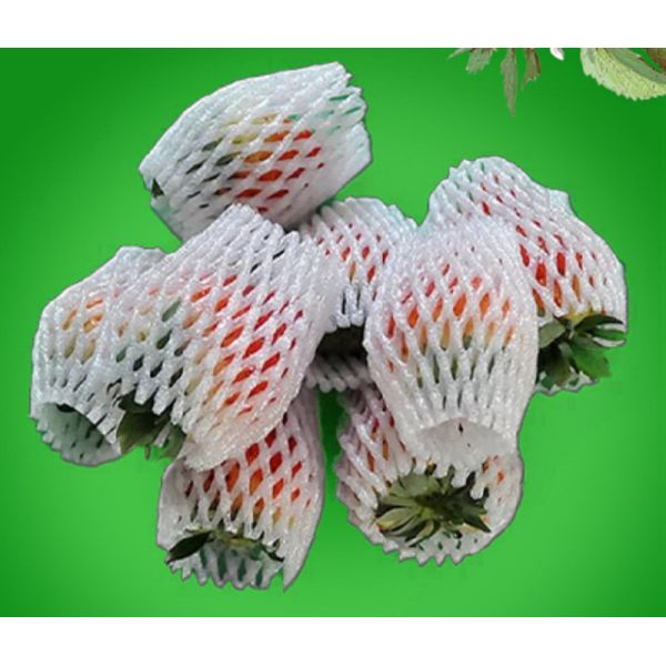 White Yellow EPE Foam Plastic Fresh Fruit Packing Net For Mango