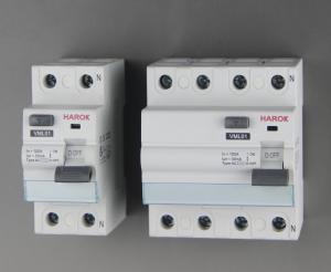China HAROK 50/60 Hz 40a 100ma RCCB Inmetro 240V 415V rccb in electrical wholesale