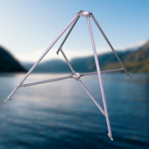 Guyed 800 Mhz Aluminum WiFi Cell On Wheel Tower