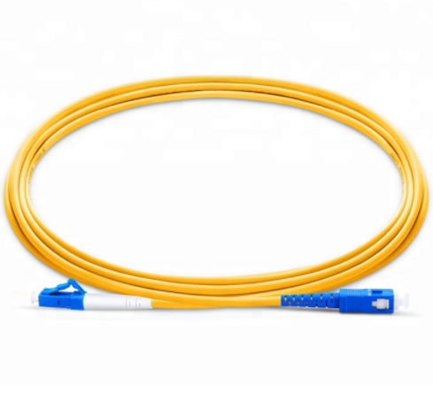 1.6mm 2.0mm 3.0mm Fiber Optic Patch Cord LC To SC Single Mode