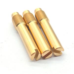 China Turning / Milling High Precision Metal Parts Brass Screw Thread Dowel Pin wholesale