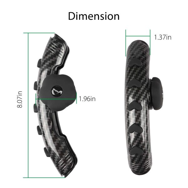 Lady Cool Steering Wheel Covers , Rhinestone Gem Stone Car Driving Wheel Covers