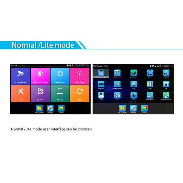 4.3 Inch IPS Touch Screen 960×540 CCTV Tester