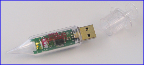 Promotional Gift Transparent 64GB USB Memory Stick Thumb Drives