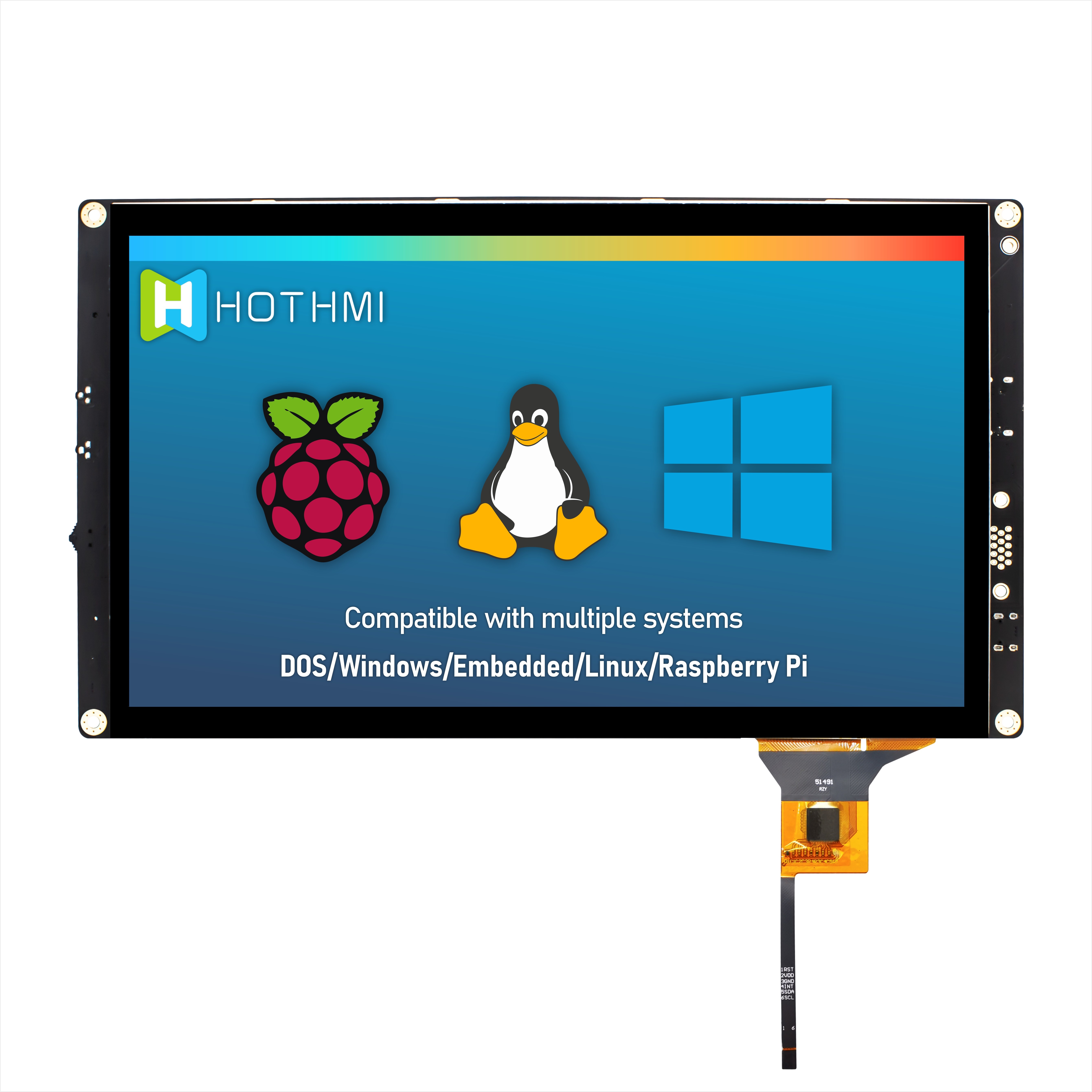 10.1 Inch Sunlight Readable TFT LCD Module | 1024x600 Rsolution Capacitive Touch