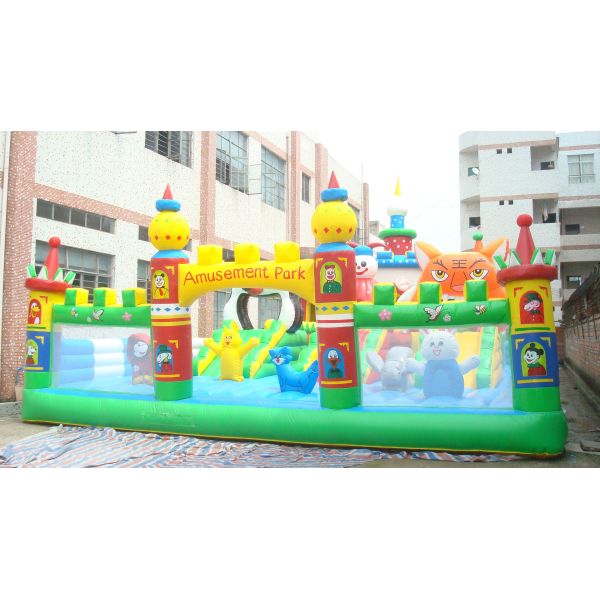 Commercial Inflatable Bouncer 0.55mm PVC Jumping Castle Play Park