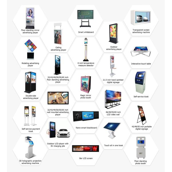 30 / 55 Inch Transparent OLED Screen Desktop Landscape Energy-Efficient For Retail Store Education Shopping Mall Hotel