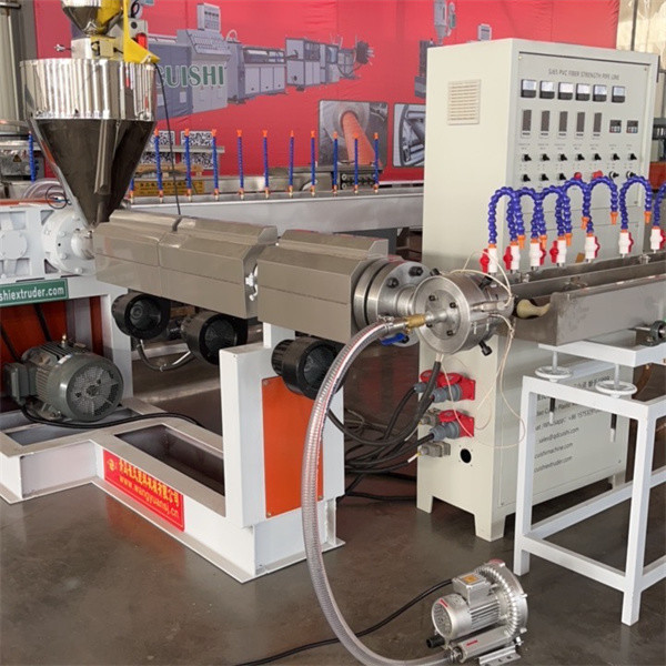 Plastic Soft PVC Pipe Making Machine Garden Fiber Braided Reinforced Extrusion Pipe Machine