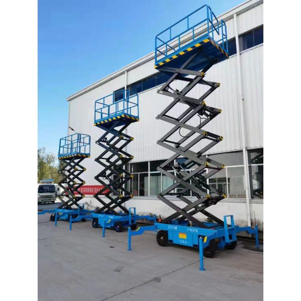 4m 5m 6m 8m 10m 12m 14m 16m Electric Self Propelled Scissor Lift Platform for Food Shop