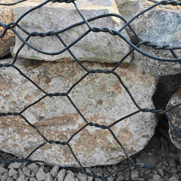Riverbank Slope Protection Double Weave Anti Corrosion Flood Defense Gabion Mattress ASTM A975