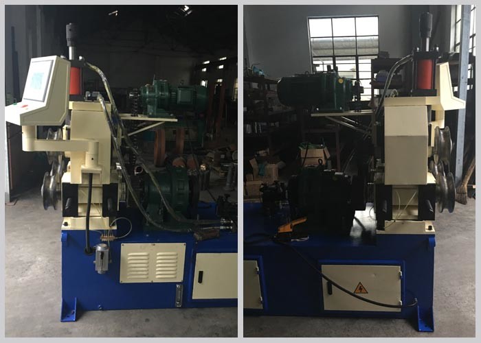 China Semi Automatic Pipe Rounding Machine Three Roller Drive Compact Structure wholesale