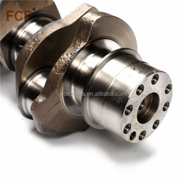 FCF DCT Forged Steel Crankshaft for Excavator PC400-6 PC450-6 Part Name 6D125 Engine 3917320 3918986 Customized Design