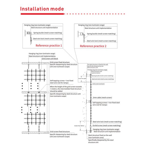 Outdoor LED Mesh Screen 50000 Hours Waterproof And Dust Proof