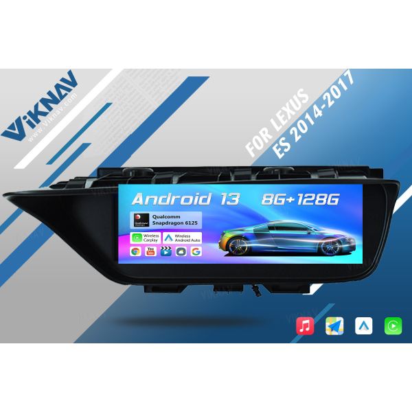 Android Multimedia Lexus Es300 Stereo Aftermarket Bluetooth Car Stereo 2014-2017 12V