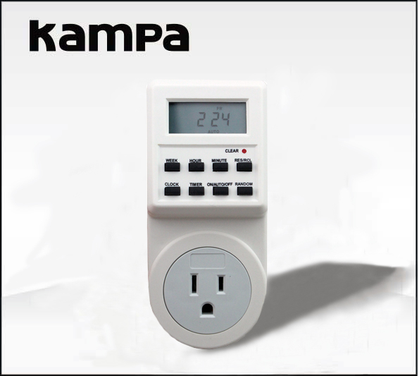 16A 230V 24 hour timer switch electric digital timer plug prices