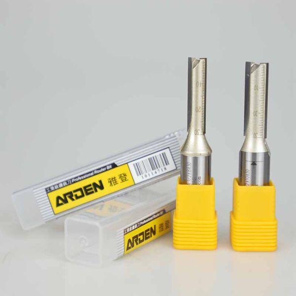 ARDEN Flush Trim Bit Wood Turning Carbide Woodworking Cutting Tools Double-Edged Metric Straight Knife Milling Cutter