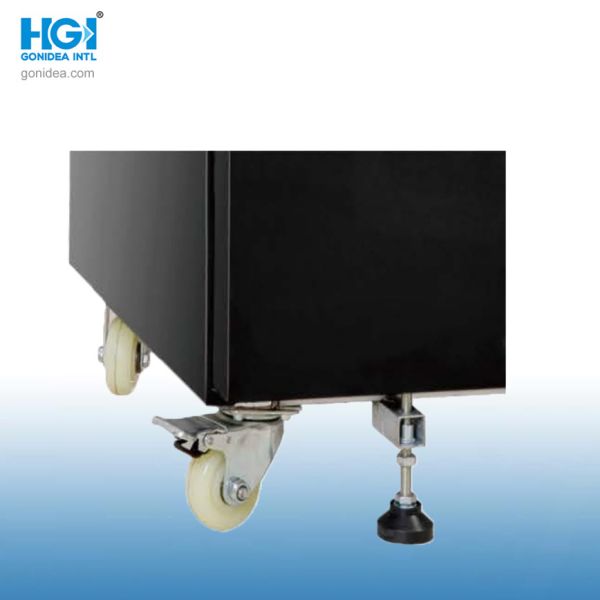 220 - 240V Upright Showcase Cooler With Power Supply 310L Beverage Display Chiller