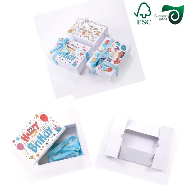 2mm Thick Double Sided Coated Gloss Laminated Card Paper For Cosmetic Boxes FSC