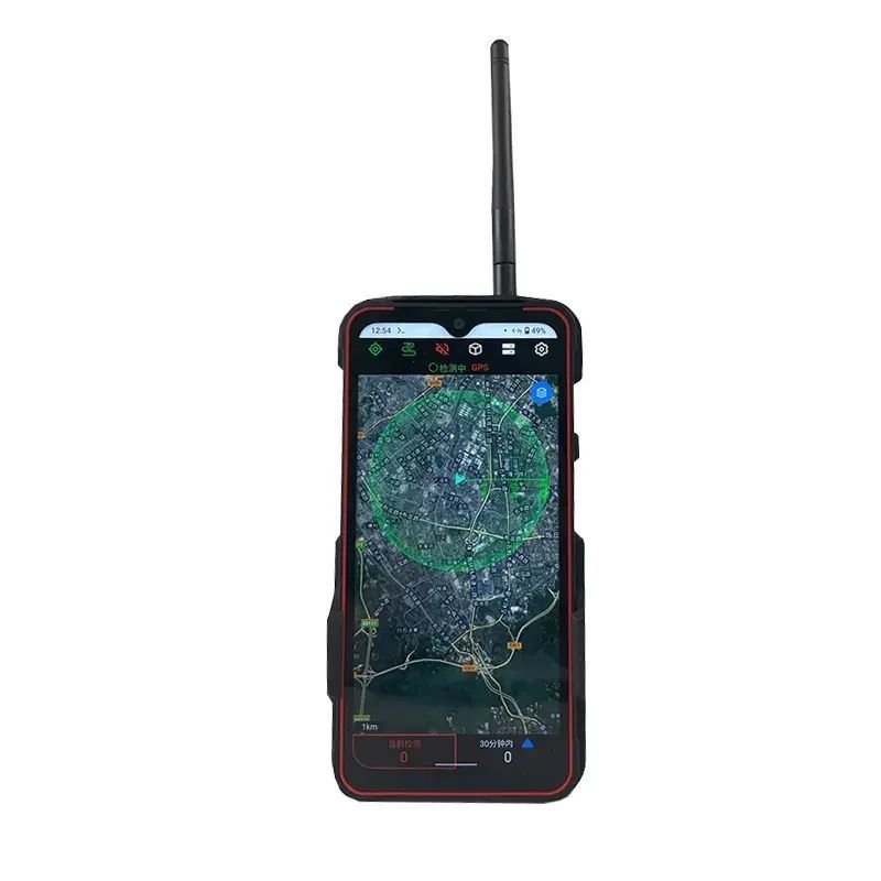 an Antenna. Handheld Anti-Unmanned Aircraft Systems Fpv Detector