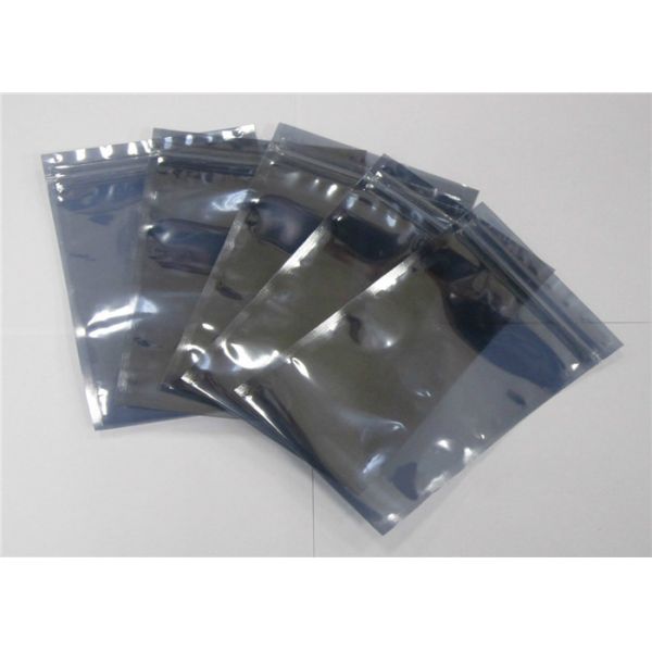 Zip Lock / Open Top ESD Shielded Anti Static Bag Moisture Resistant
