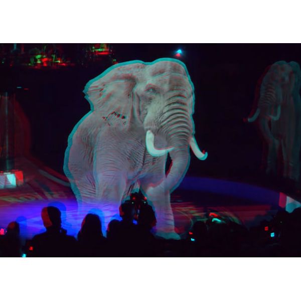 10M 3D Holographic Video Projection System / Eyeliner Foil for Live Events , Music Concerts