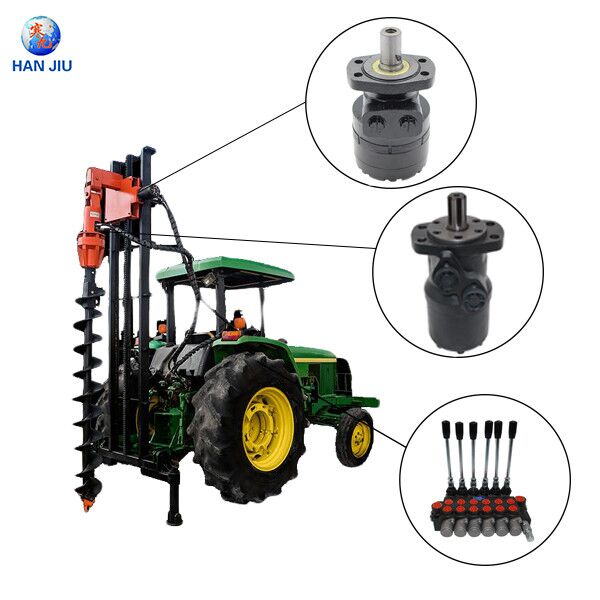 Hydraulic Drilling Rigs 20 Rpm Low Speed High Torque Hydraulic Motor